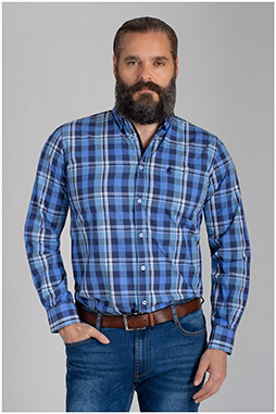 Camisas, Sport Manga Larga, 111014, ROYAL