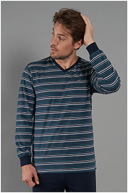 Homewear, Pijama M. Larga, 111051, GRIS MEDIO