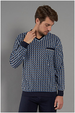 Homewear, Pijama M. Larga, 111059, MARINO