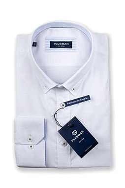 Camisas, Sport Manga Larga, 111265, BLANCO