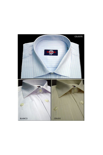Camisas, Vestir Manga Larga, 103671, CELESTE