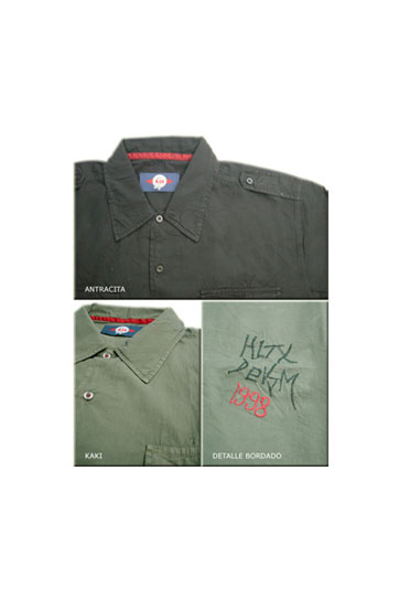 Camisas, Sport Manga Corta, 103815, ANTRACITA