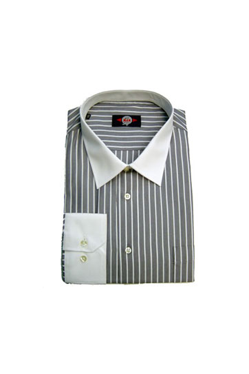 Camisas, Vestir Manga Larga, 104179, GRIS MEDIO