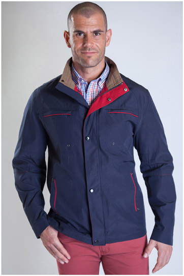 Abrigo, Parkas y Chalecos Finos, 107278, MARINO