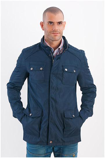 Abrigo, Parkas y Chalecos Finos, 107893, MARINO