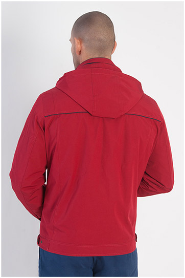 Abrigo, Parkas y Chalecos Finos, 107895, GRANATE