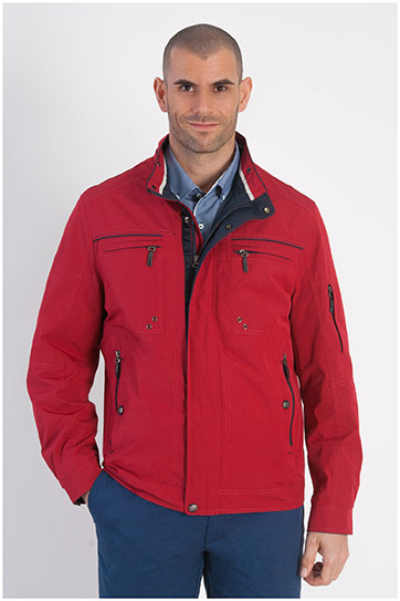 Abrigo, Parkas y Chalecos Finos, 107895, GRANATE