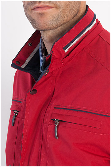 Abrigo, Parkas y Chalecos Finos, 107895, GRANATE