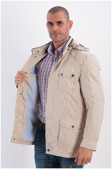 Abrigo, Parkas y Chalecos Finos, 107896, ARENA