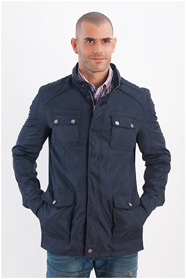 Abrigo, Parkas y Chalecos Finos, 107896, MARINO