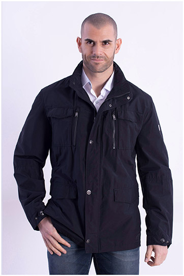 Abrigo, Parkas y Chalecos Finos, 108390, NEGRO