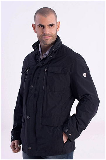 Abrigo, Parkas y Chalecos Finos, 108390, NEGRO