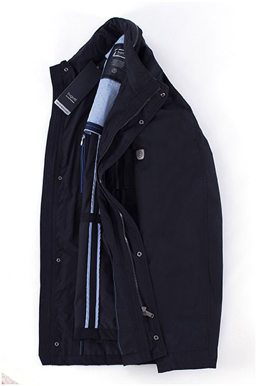 Abrigo, Parkas y Chalecos Finos, 108390, NEGRO