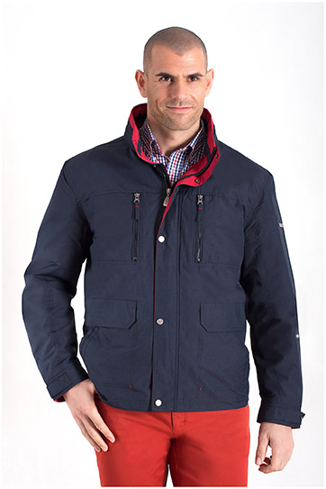 Abrigo, Parkas y Chalecos Finos, 108444, MARINO