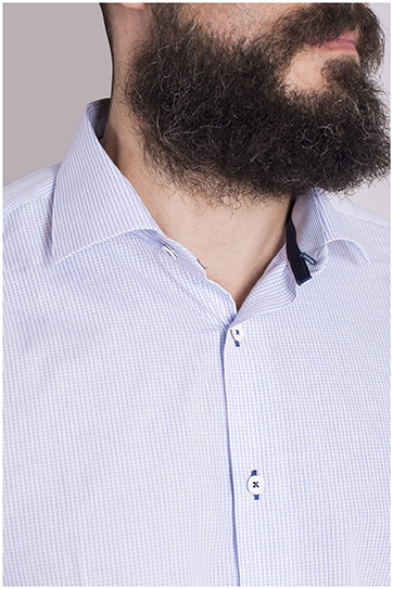 Camisas, Vestir Manga Larga, 108662, CELESTE