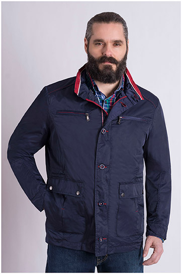 Abrigo, Parkas y Chalecos Finos, 108995, MARINO