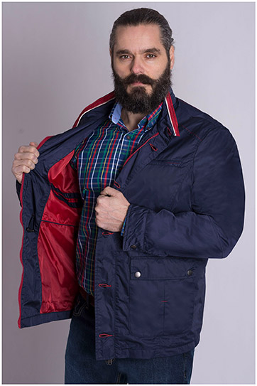 Abrigo, Parkas y Chalecos Finos, 108995, MARINO