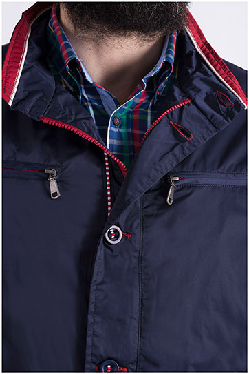 Abrigo, Parkas y Chalecos Finos, 108995, MARINO