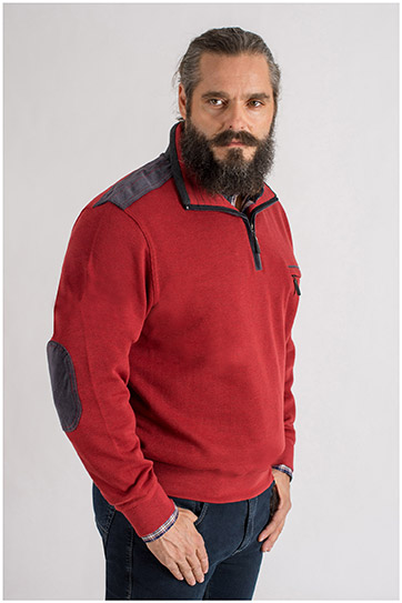Sport, Chaquetas y Sudaderas, 109419, GRANATE