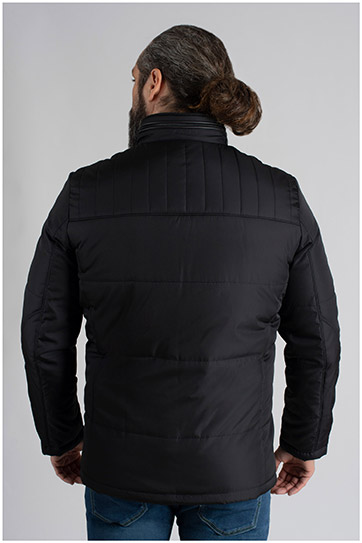 Abrigo, Chaquetones y Piel, 109791, NEGRO