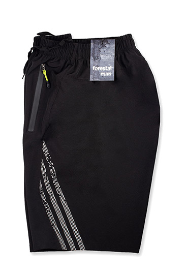 Pantalones, Bermudas, 110732, NEGRO