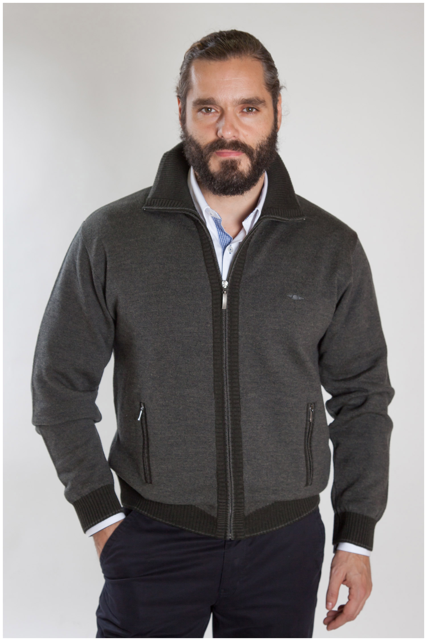 Punto, Chaquetas, 105154, OLIVA | Zoom