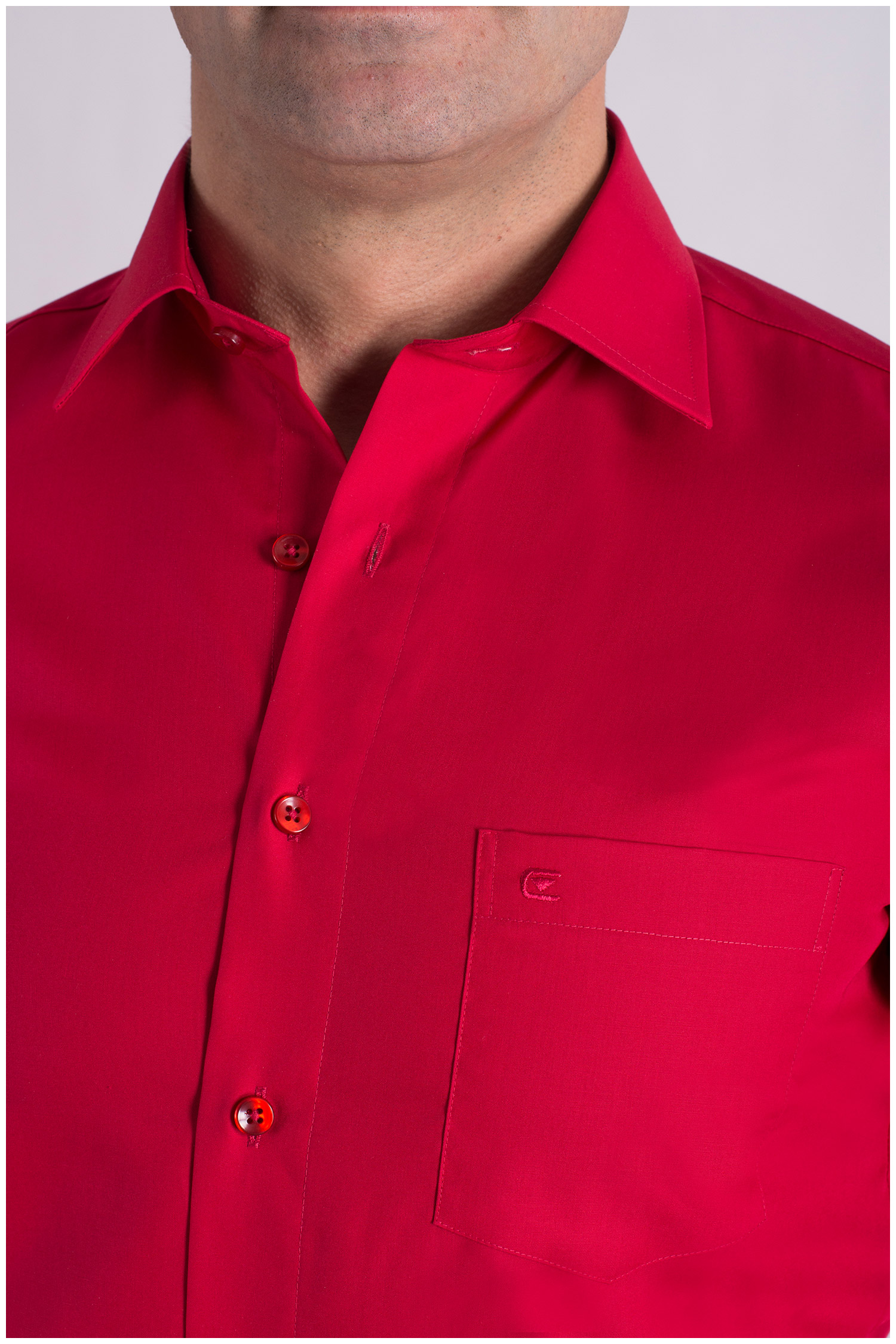 Camisas, Vestir Manga Larga, 106940, ROJO | Zoom