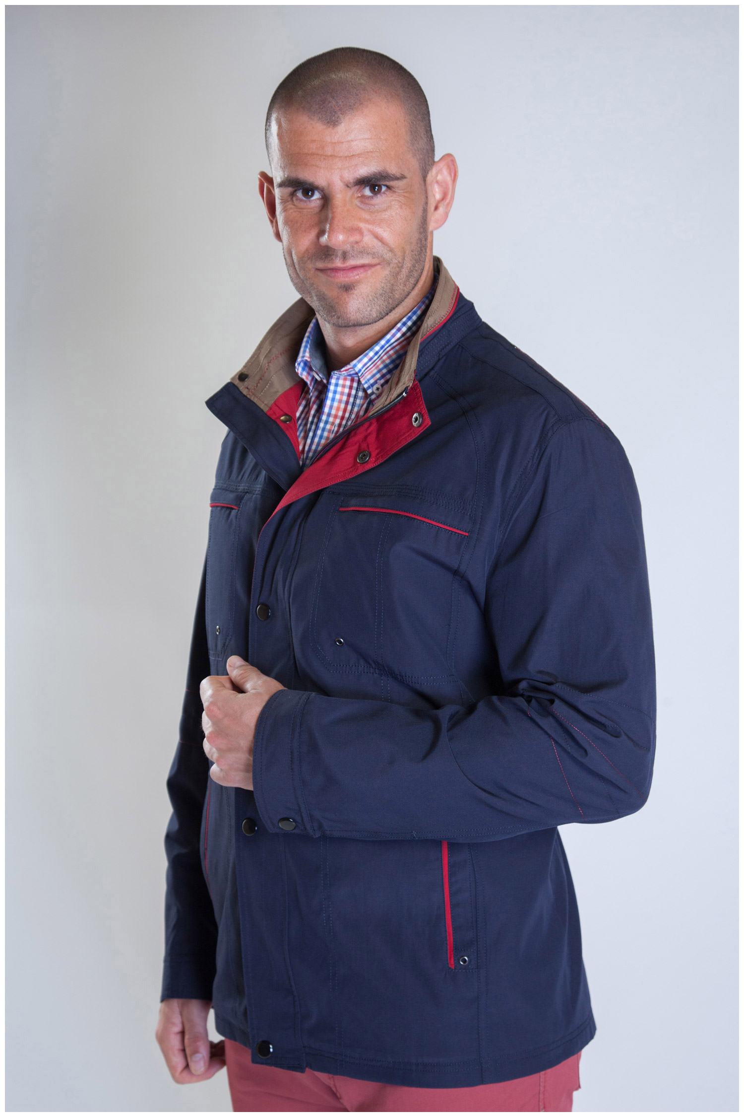 Abrigo, Parkas y Chalecos Finos, 107278, MARINO | Zoom