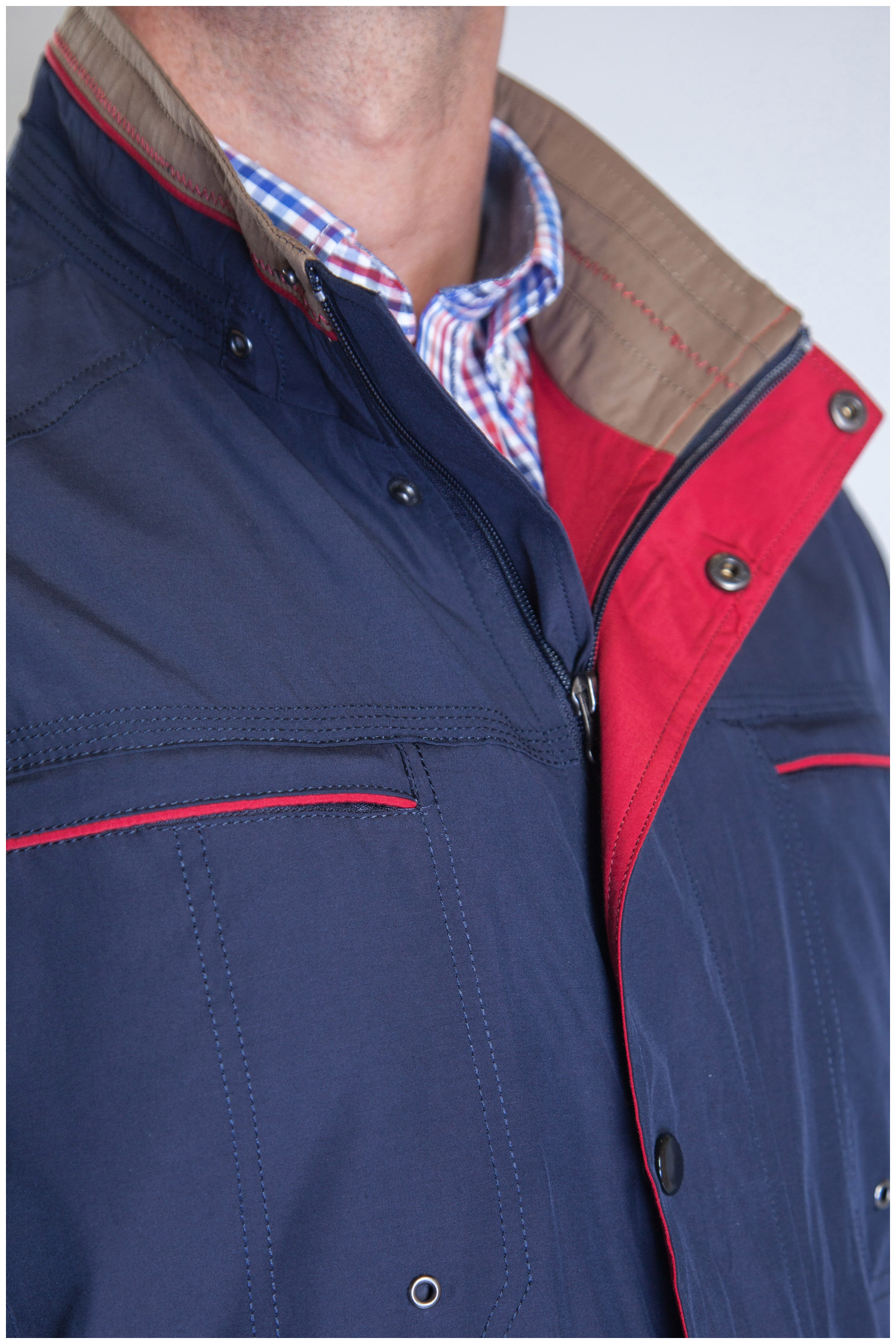 Abrigo, Parkas y Chalecos Finos, 107278, MARINO | Zoom