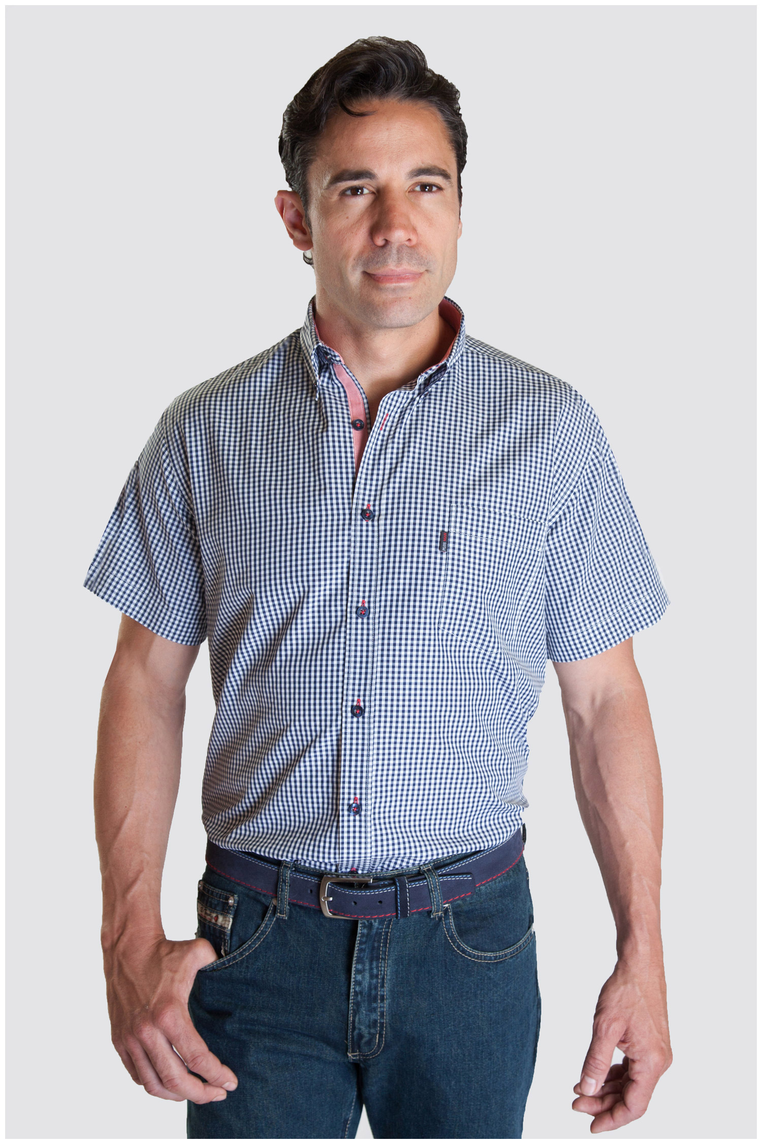 Camisas, Sport Manga Corta, 107337, MARINO | Zoom