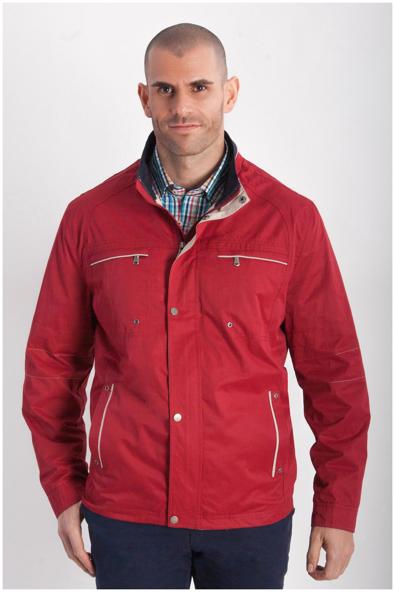 Abrigo, Parkas y Chalecos Finos, 107849, GRANATE | Zoom