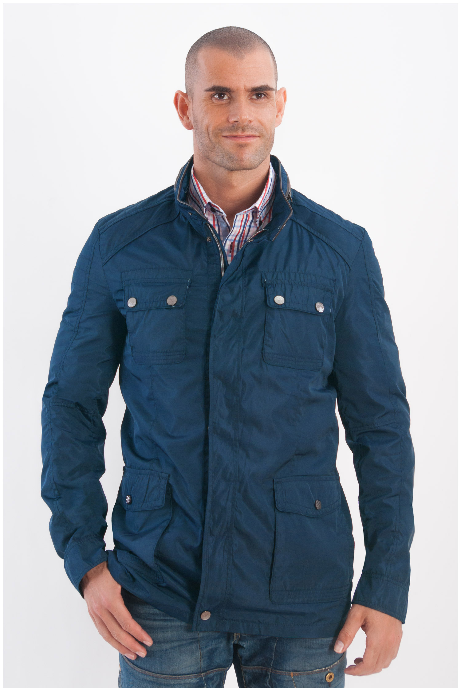 Abrigo, Parkas y Chalecos Finos, 107893, MARINO | Zoom