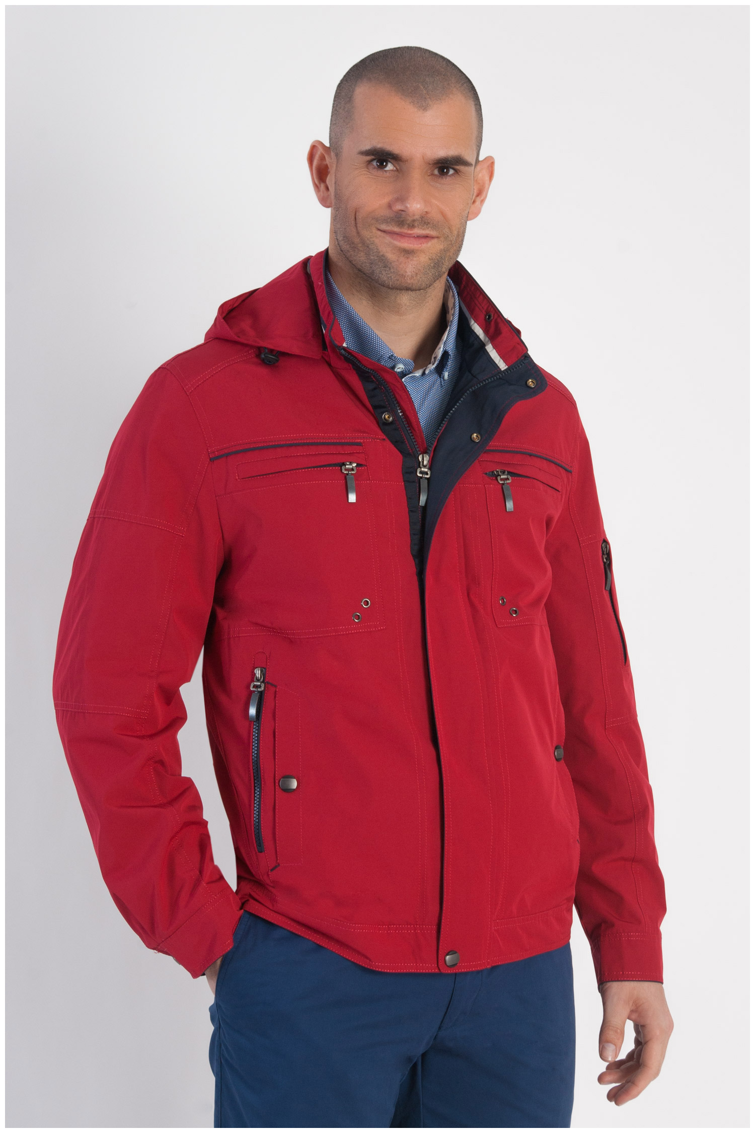 Abrigo, Parkas y Chalecos Finos, 107895, GRANATE | Zoom