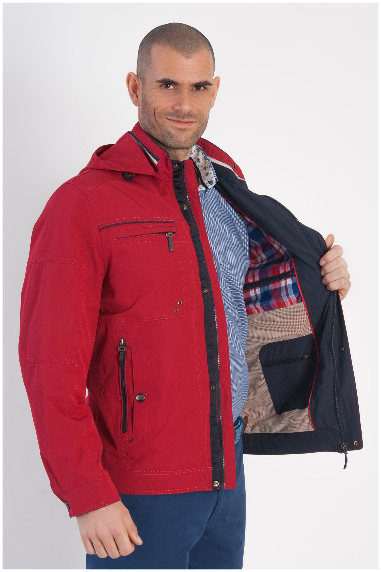 Abrigo, Parkas y Chalecos Finos, 107895, GRANATE | Zoom