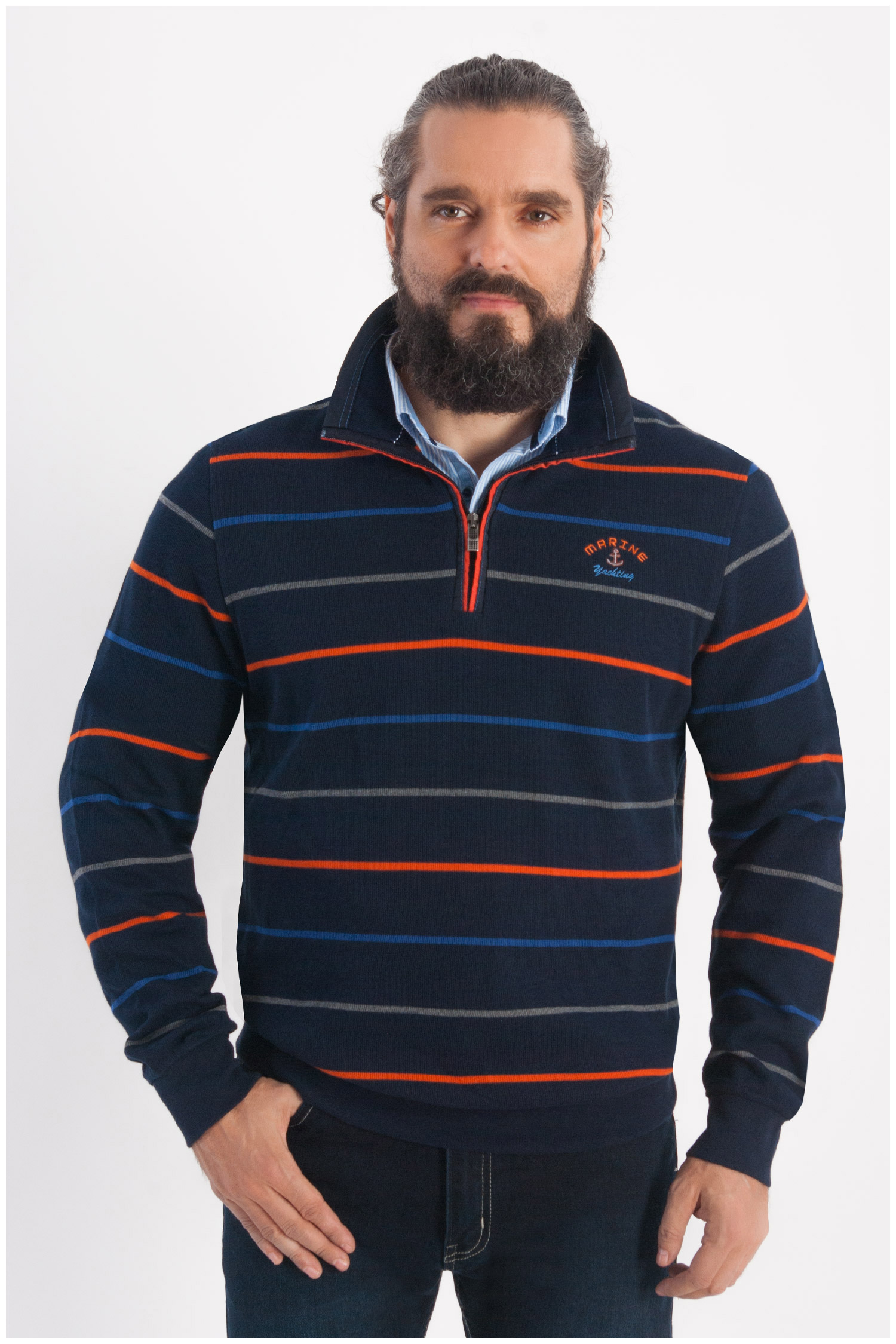 Punto, Jerseys, 108270, MARINO | Zoom