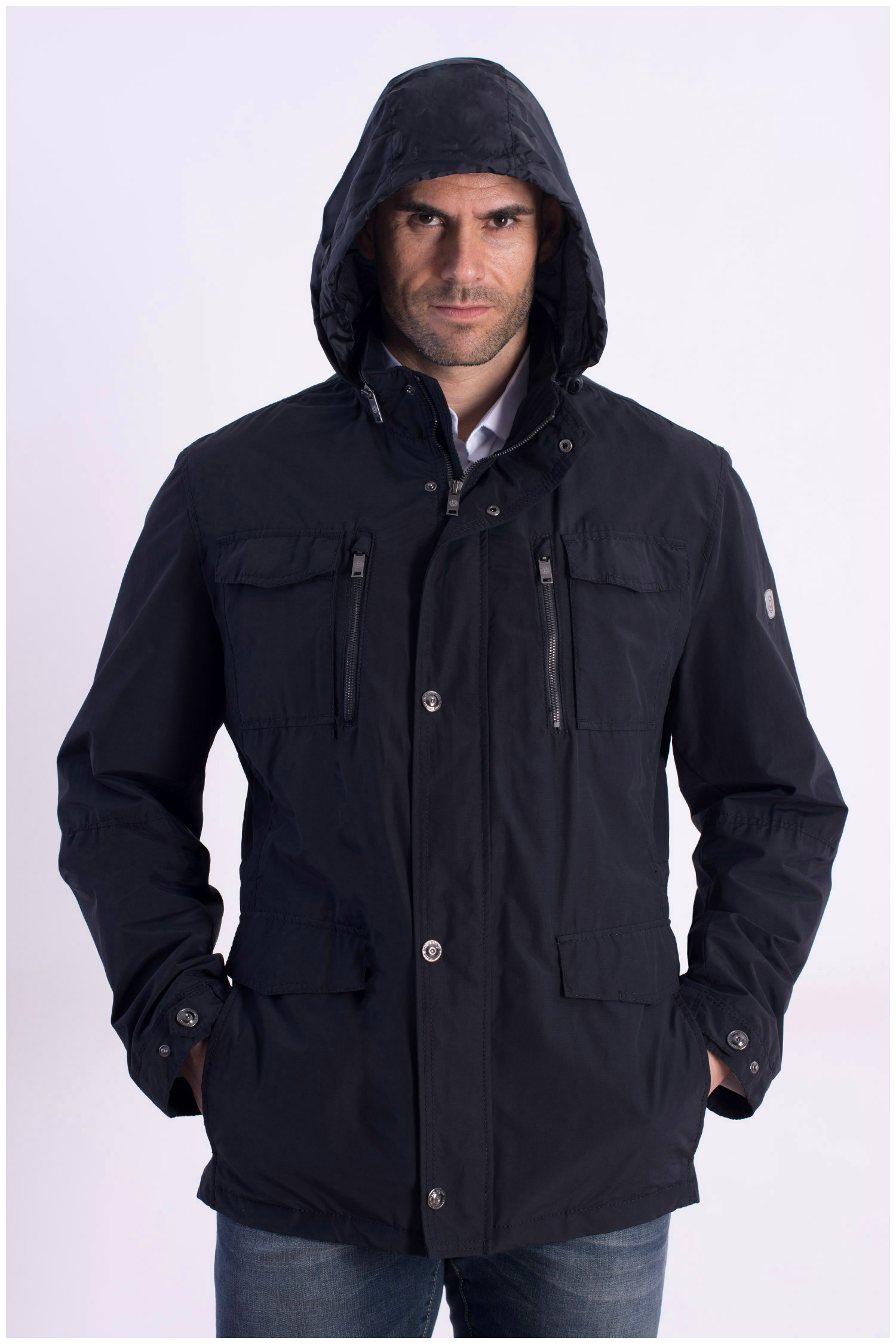 Abrigo, Parkas y Chalecos Finos, 108390, NEGRO | Zoom