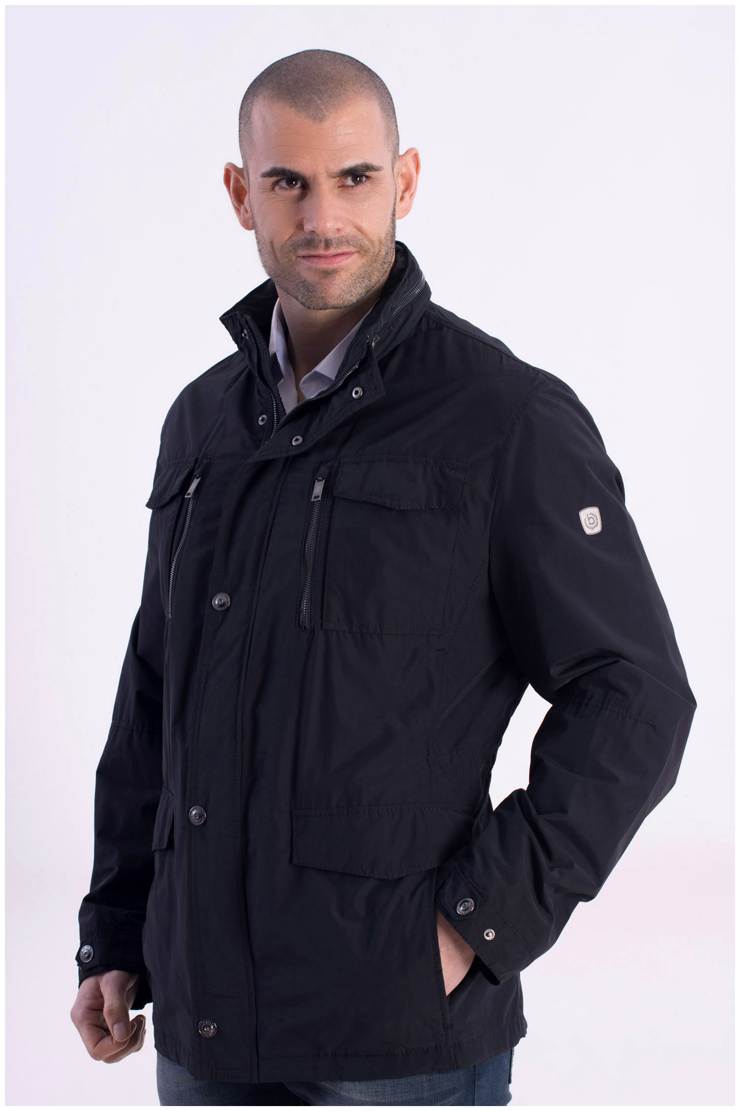 Abrigo, Parkas y Chalecos Finos, 108390, NEGRO | Zoom