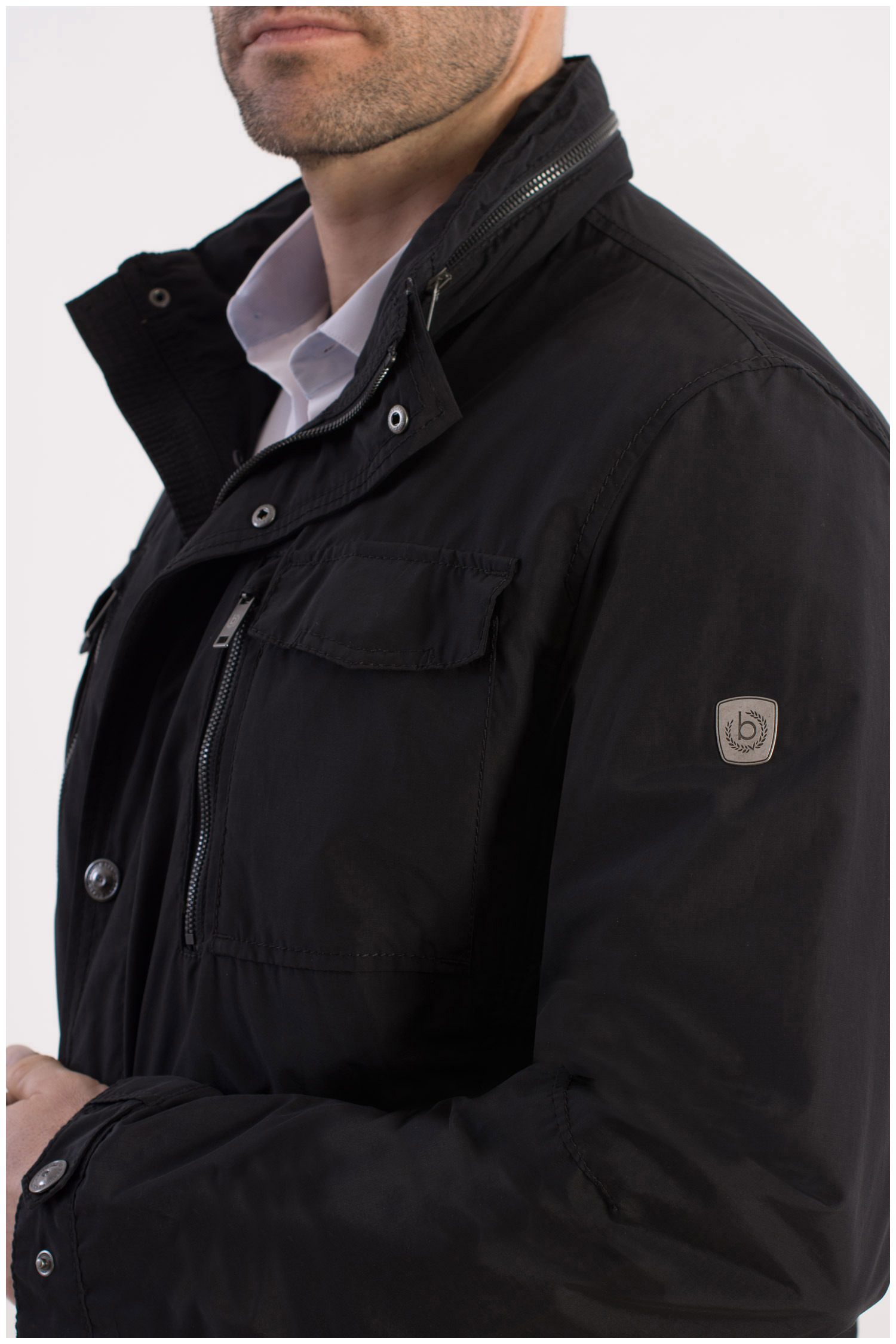 Abrigo, Parkas y Chalecos Finos, 108390, NEGRO | Zoom