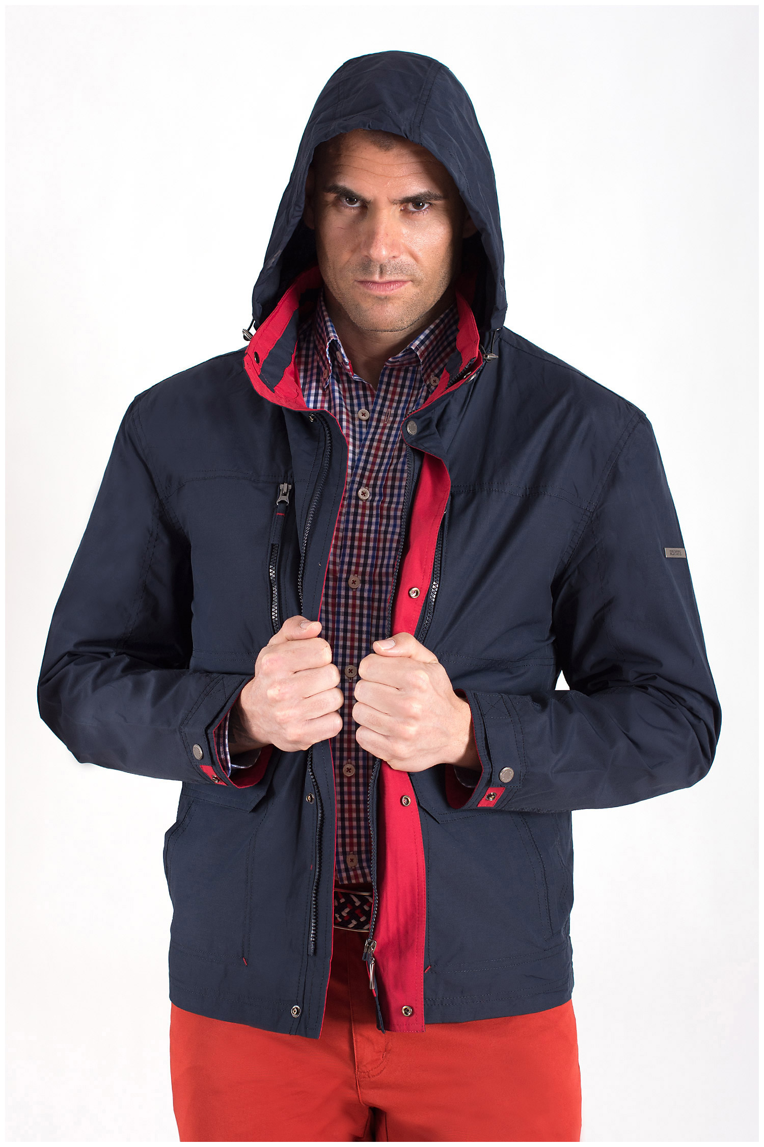 Abrigo, Parkas y Chalecos Finos, 108444, MARINO | Zoom