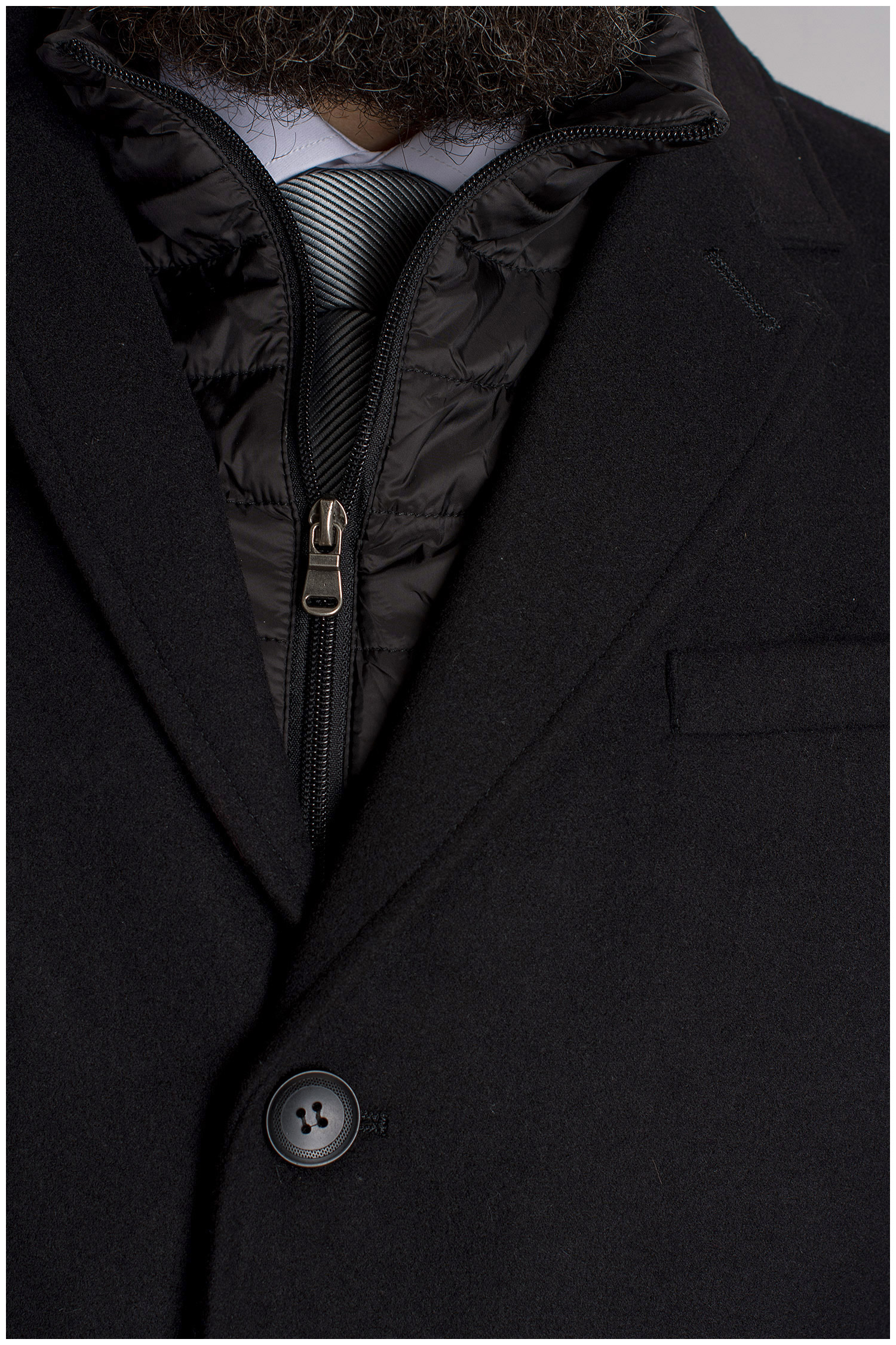 Abrigo, Abrigos y Gabardinas, 109352, NEGRO | Zoom