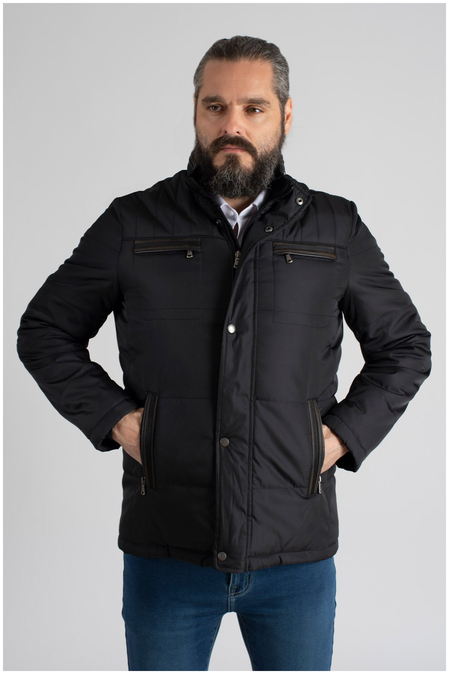 Abrigo, Chaquetones y Piel, 109791, NEGRO | Zoom