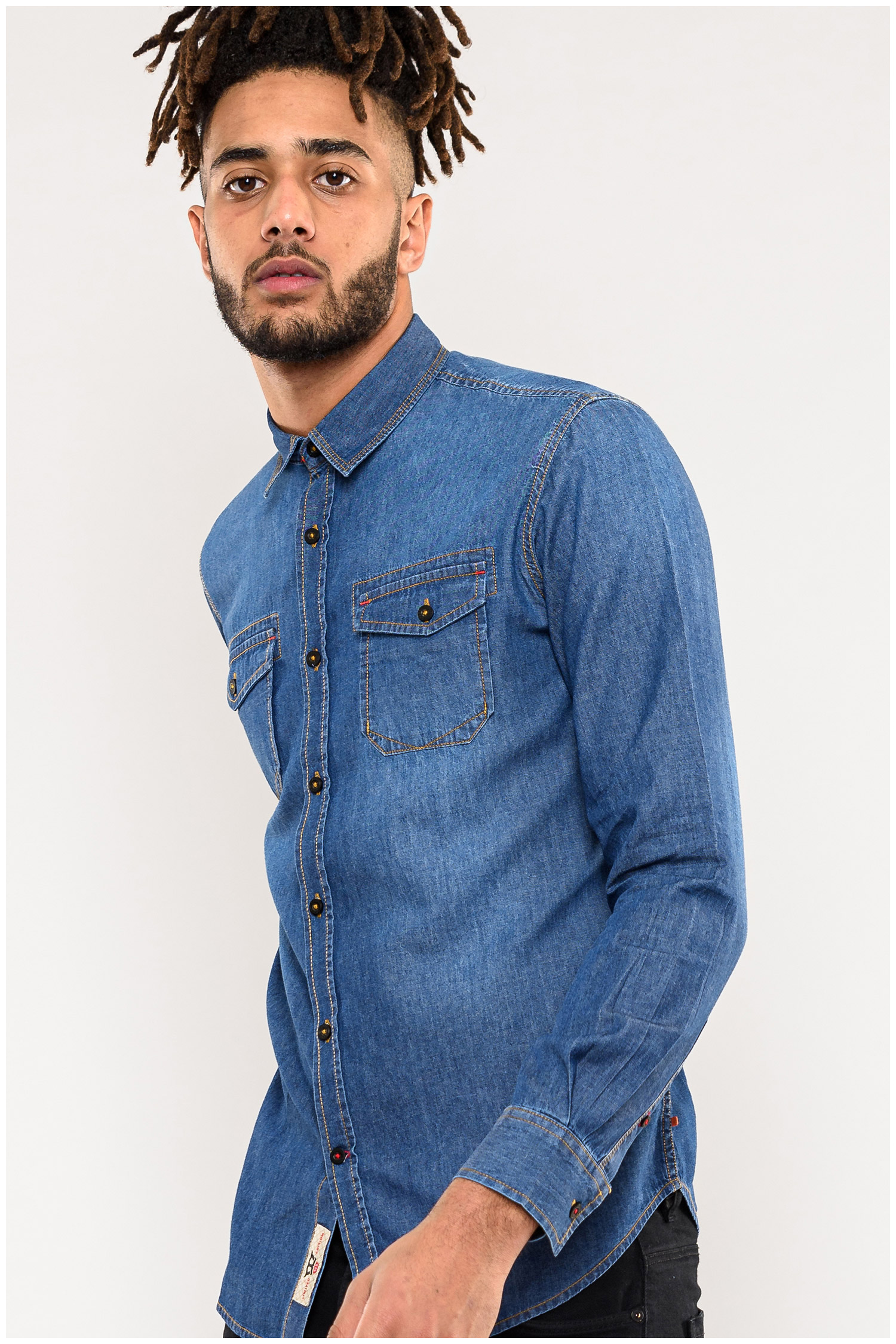 Camisas, Sport Manga Larga, 112109, INDIGO | Zoom