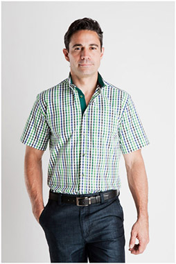 Camisas, Sport Manga Corta, 106932, VERDE