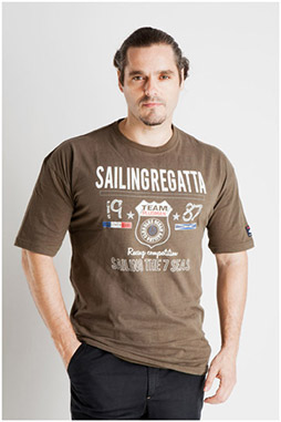 Sport, Camisetas M. Corta, 107071, KAKI
