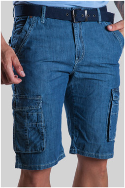 Pantalones, Bermudas, 107307, INDIGO