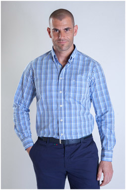 Camisas, Sport Manga Larga, 107482, MARINO