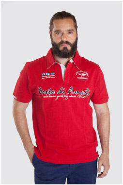 Sport, Polos M. Corta, 107511, ROJO