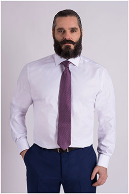Camisas, Vestir Manga Larga, 108977, BLANCO