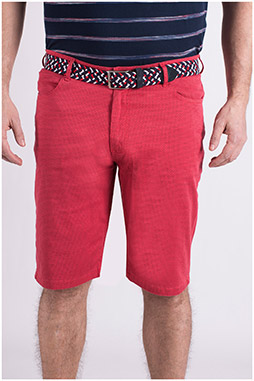 Pantalones, Bermudas, 109065, ROJO