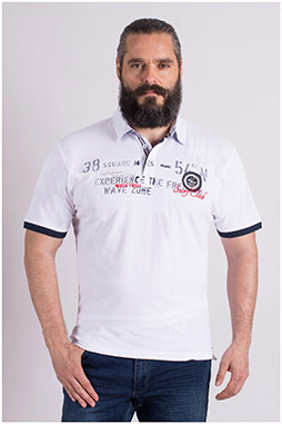 Sport, Polos M. Corta, 109202, BLANCO